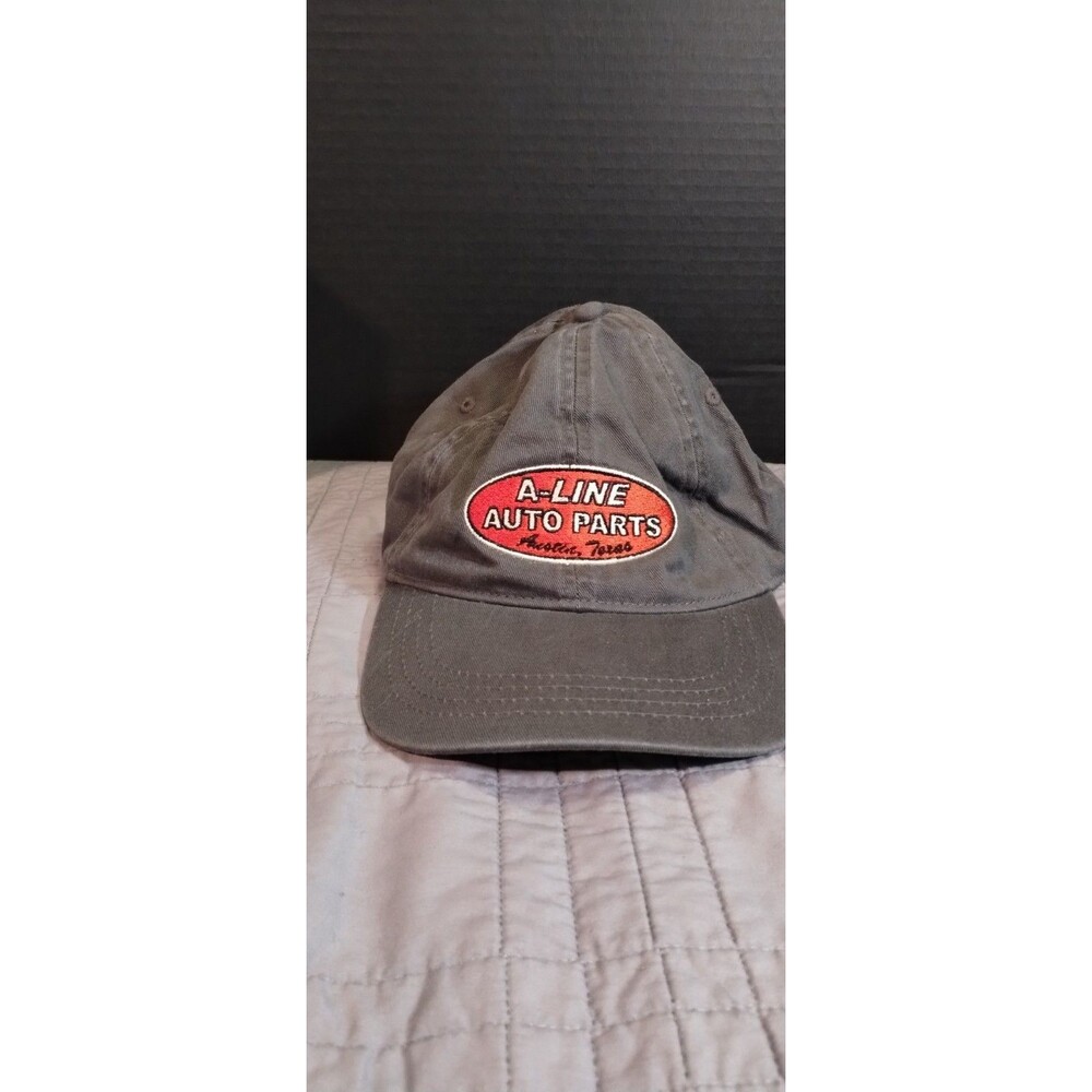 A-LINE AUTO PARTS Gray Adjustable Unisex Adults Baseball Cap One Size